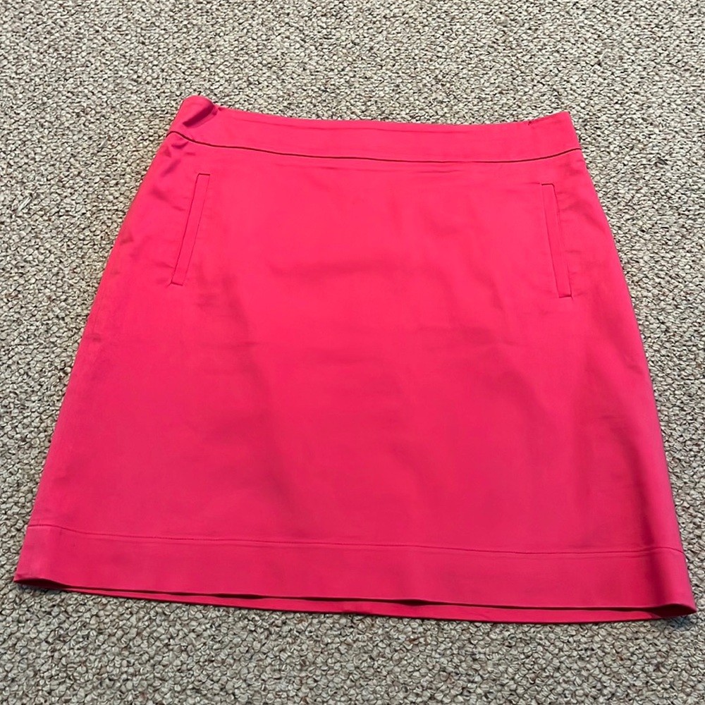Banana Republic Watermelon Pink Mini Skirt (10)